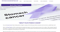 Desktop Screenshot of mystomachcancersymptoms.com